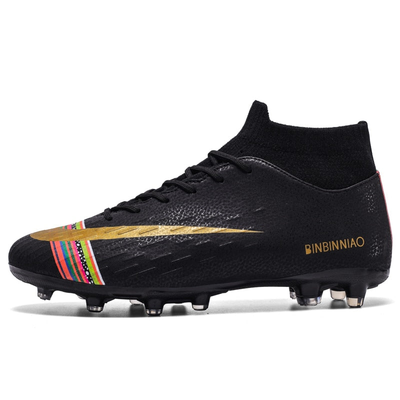 Outdoor Men Women Girls Boys Soccer Shoes Football Boots High Ankle Kids Cleats Training Sport Sneakers The Clothing Company Sydney