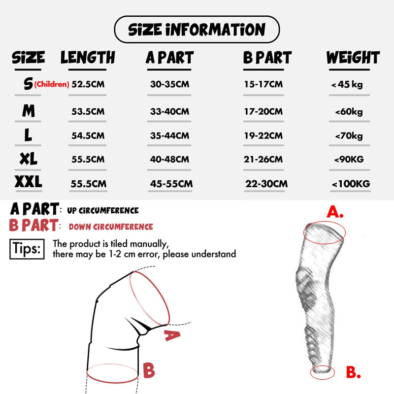 Compression MTB Knee Pads Honeycomb Long Basketball Leg Sleeve Men Women Kids Sport Calf Knee Protection Soccer Gym Leggings The Clothing Company Sydney