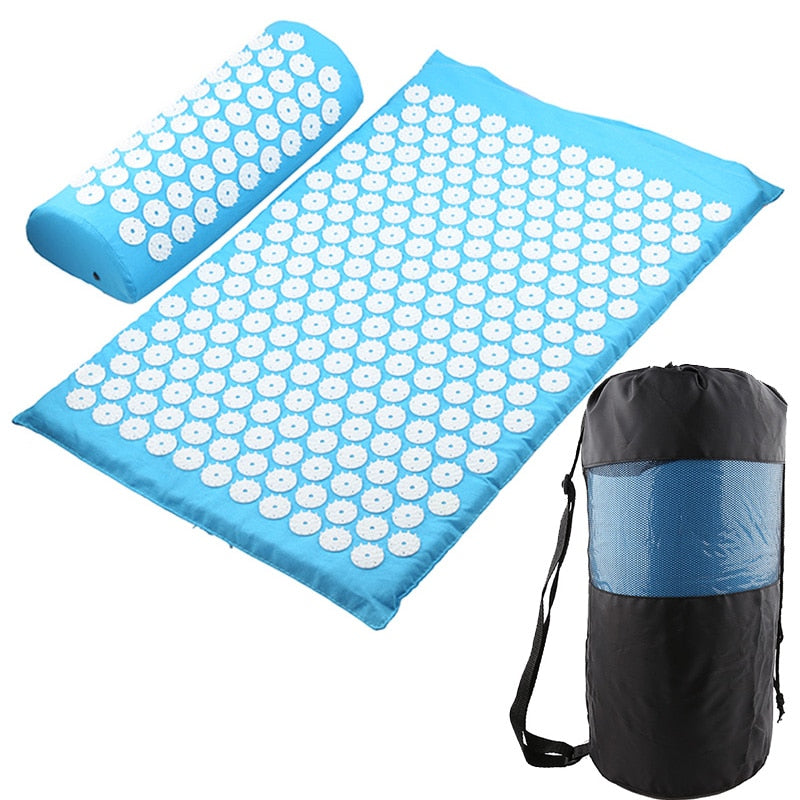 Acupressure Mat Massage Relieve Stress Back Body Pain Spike Cushion Yoga Acupuncture Mat The Clothing Company Sydney