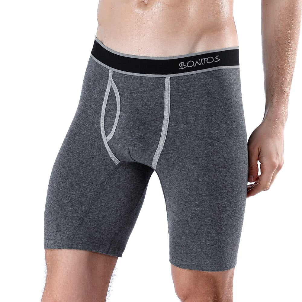 Men's Long Boxer Trunks Shorts Panties Underwear Natural Cotton Mix Comfortable Soft Top Brand Trunks The Clothing Company Sydney