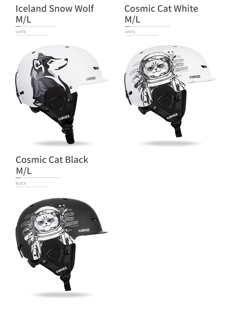 Ski helmet Cartoons Half-covered Anti-impact Safety Helmet Cycling Ski Snowboard Sports Helmet For Adult and Kids The Clothing Company Sydney
