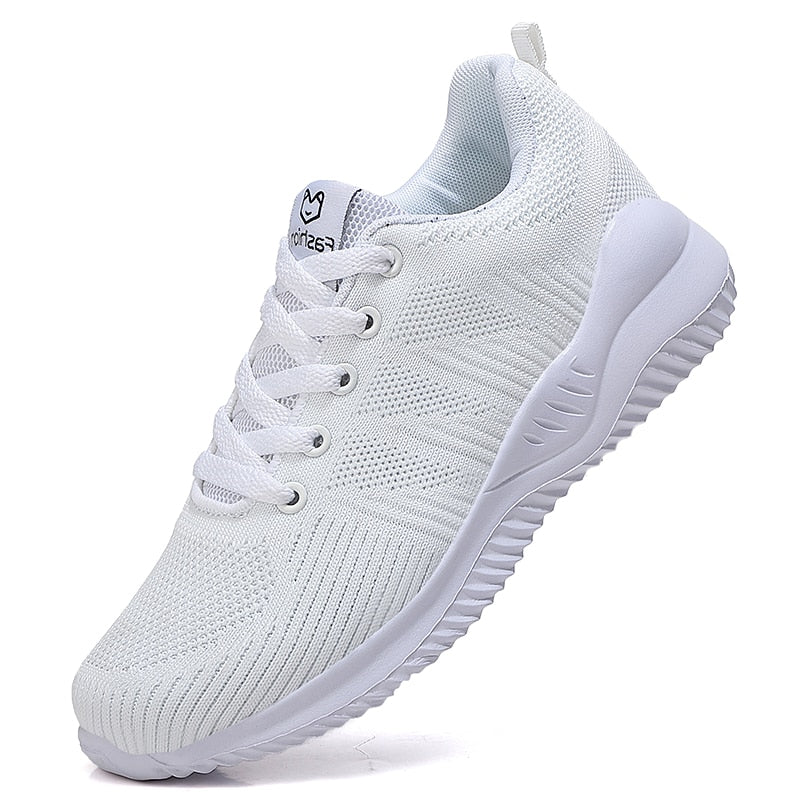 Women's Breathable Sports Sneakers Comfort Black White Running Shoes The Clothing Company Sydney