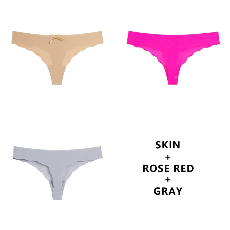 3 pack Seamless Panty Set Underwear Comfort Intimates Fashion Ladies Low-Rise Briefs Panties Lingerie The Clothing Company Sydney
