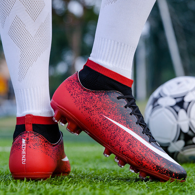 Outdoor Men Women Girls Boys Soccer Shoes Football Boots High Ankle Kids Cleats Training Sport Sneakers The Clothing Company Sydney