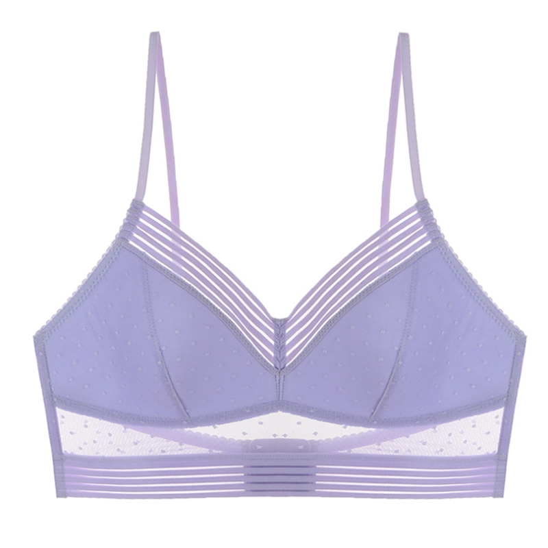 Backless Open Back Bra 1/2PCS Underwear Corset Gather Push Up Lingerie Bralette Tops Purple Invisible Bra The Clothing Company Sydney