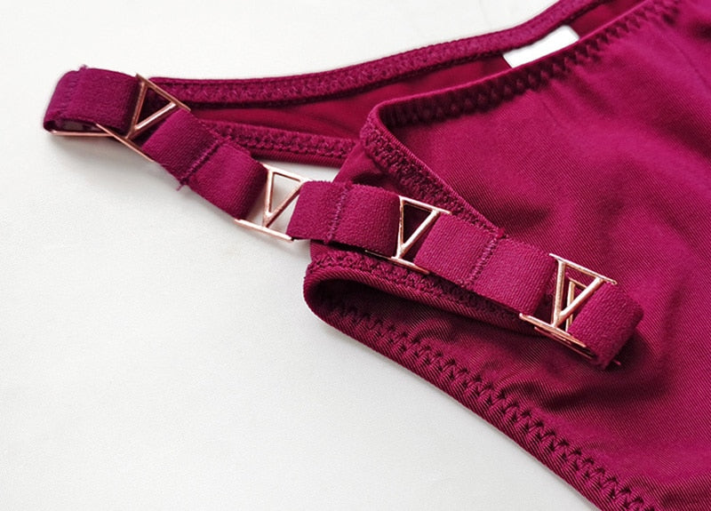 Thong Women Underwear Briefs Seamless Panties Zebra Flower Low Rise Luxury Metal Buckle G String Bikini Female Panty The Clothing Company Sydney