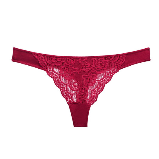 Cotton Mix Lace Thong Female Lingerie G-String Underwear Intimates Lingerie Underpants Briefs Panties The Clothing Company Sydney