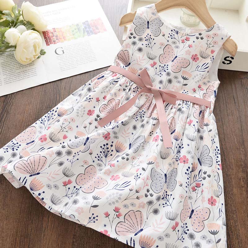 Girls Casual Dresses Fashion Baby Princess Party Vestidos Children Kids Flowers Costumes Floral Dress 3-7Y The Clothing Company Sydney