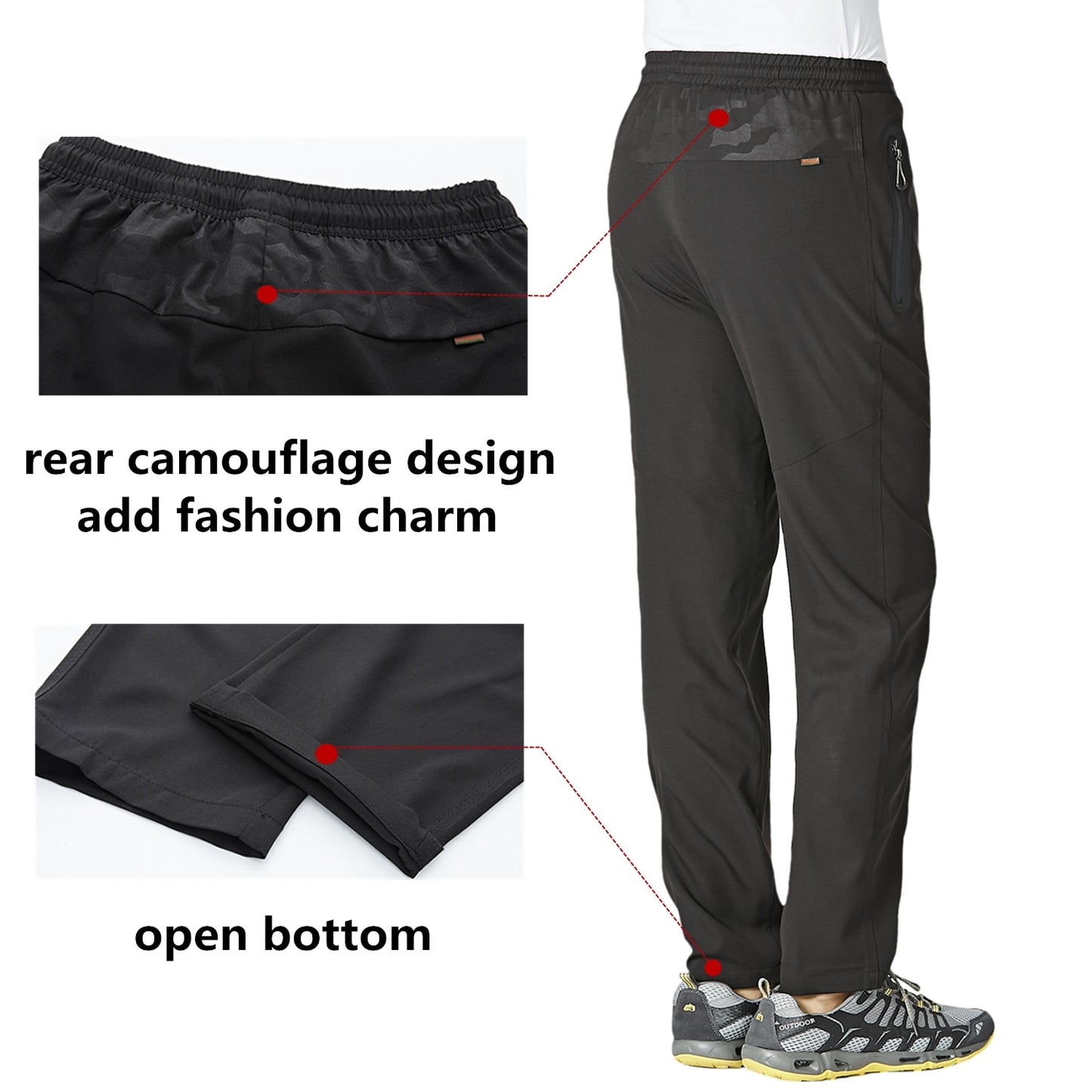 Men's Outdoor Pants Men Quick Dry Straight Running Hiking Pants Elastic Lightweight Yoga Fitness Exercise Sweatpants Joggers The Clothing Company Sydney