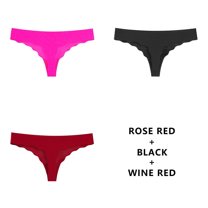 3 pack Seamless Panty Set Underwear Comfort Intimates Fashion Ladies Low-Rise Briefs Panties Lingerie The Clothing Company Sydney
