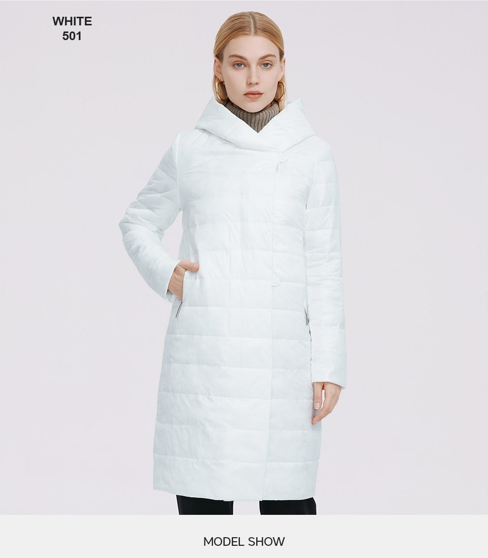 Women's Jacket Windproof Coat Mid Length Reversible Slider Quality Filling Parka The Clothing Company Sydney