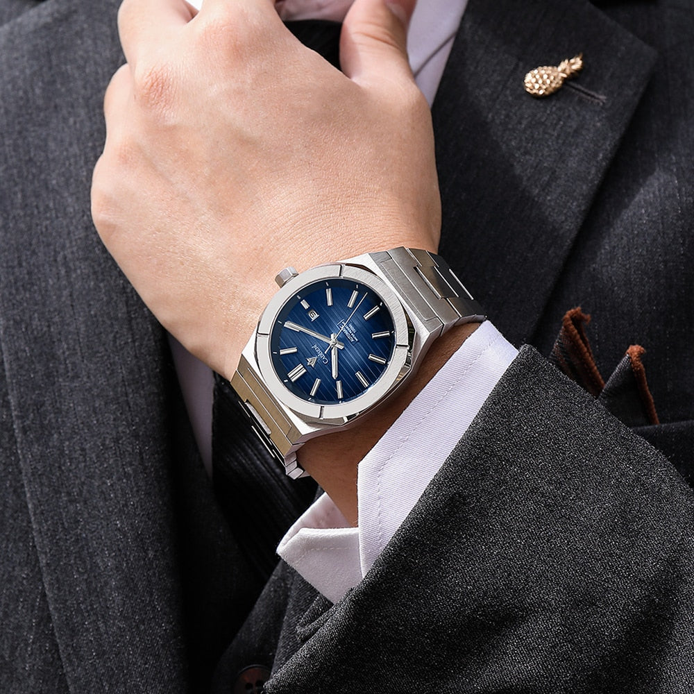 Cadisen Diver Watch Retro Luxury Sapphire MIYOTA 8215 German Design Men's Automatic Mechanical Watches 10Bar Clothing Company Sydney