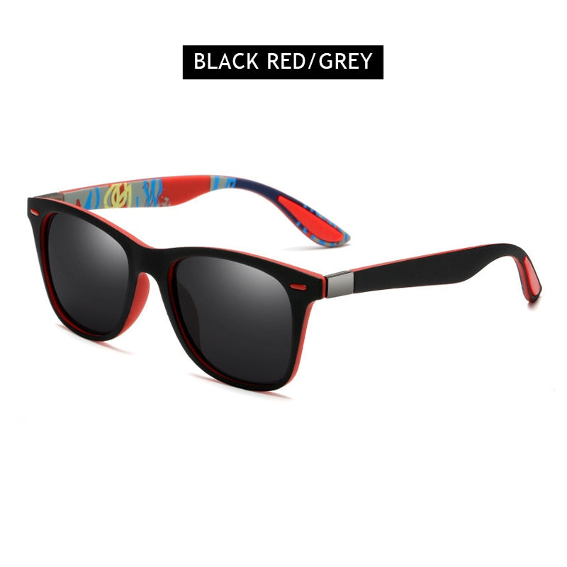Polarized Sunglasses Men Women Classic Square Plastic Driving Sun Glasses Fashion Black Shades UV400 The Clothing Company Sydney