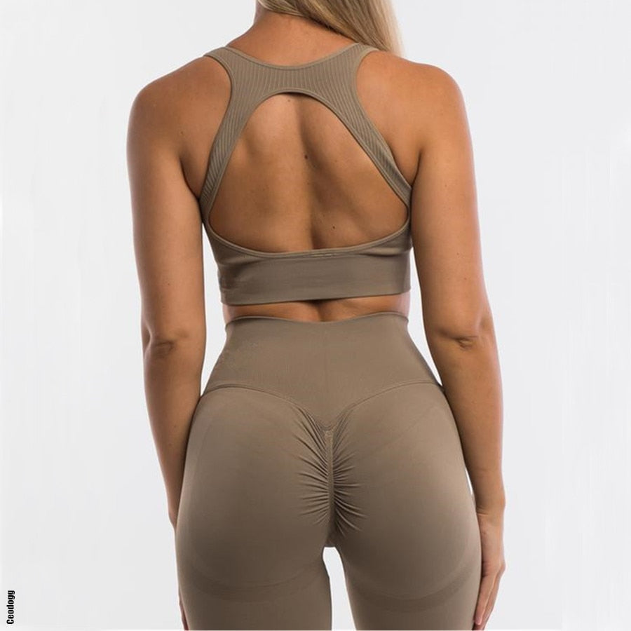 Seamless Women Fitness Arise Epic Yoga Sets High Waist Gym Scrunch Leggings Sports Bra Workout Active Wear Suits The Clothing Company Sydney