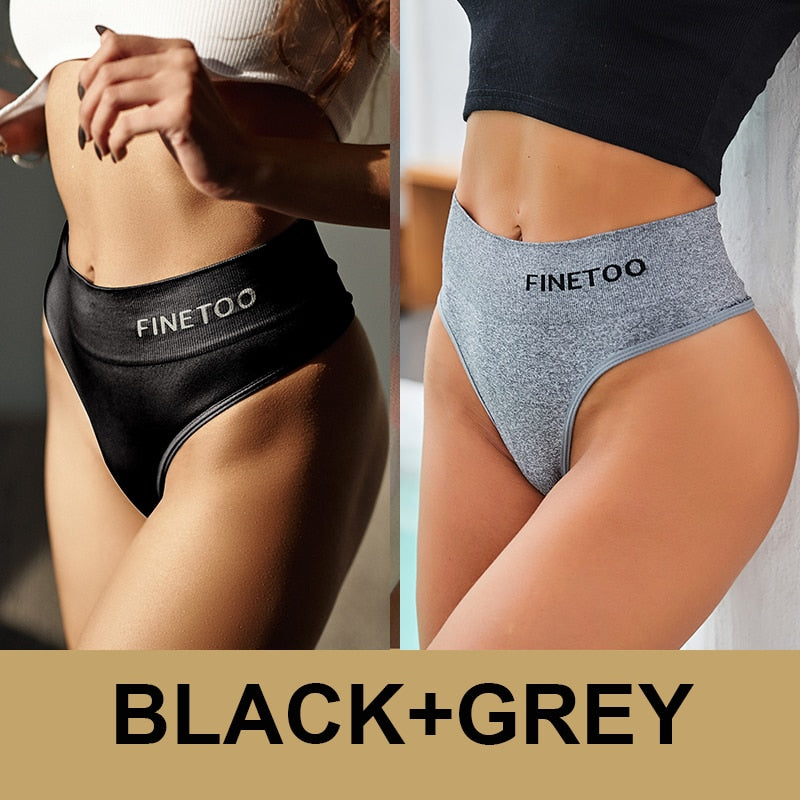 2 Pack Bodyshaper Panties Underwear High Waist Panties Lingerie G-String Underpants Solid Color Pantys Sports Briefs The Clothing Company Sydney