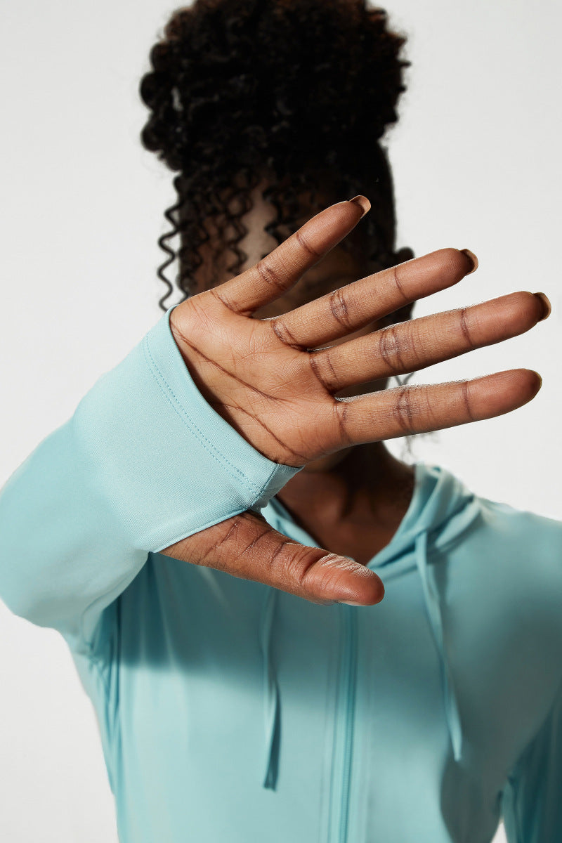 Energy Breathable Running Jacket Women Hoodie Sports Zipper Fitness Coat Gym Tops Long Sleeves Yoga Shirts Sportswear Stretch The Clothing Company Sydney