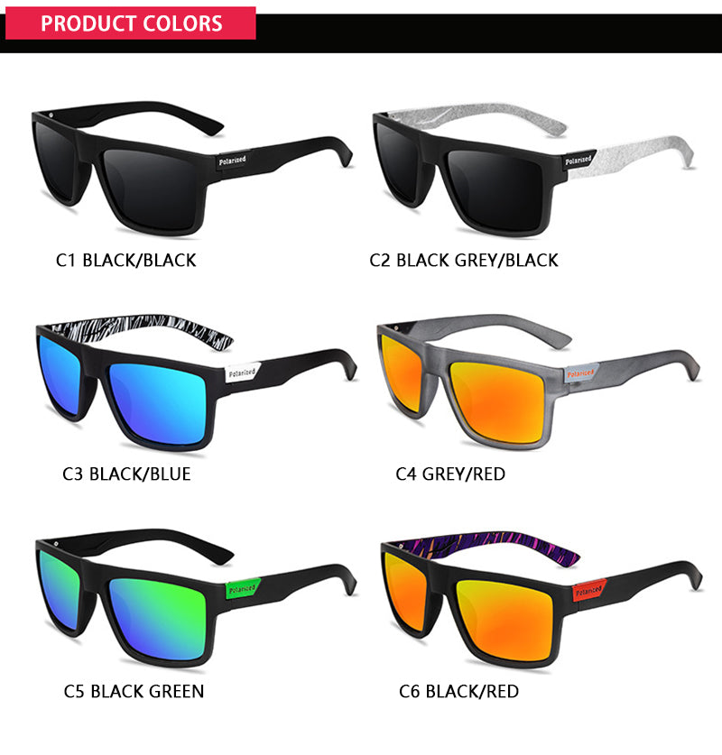 Luxury Polarized Sunglasses Men Women Fashion UV400 Square Male Sun Glasses Vintage Driving Fishing Eyeglasses Sport Shades The Clothing Company Sydney