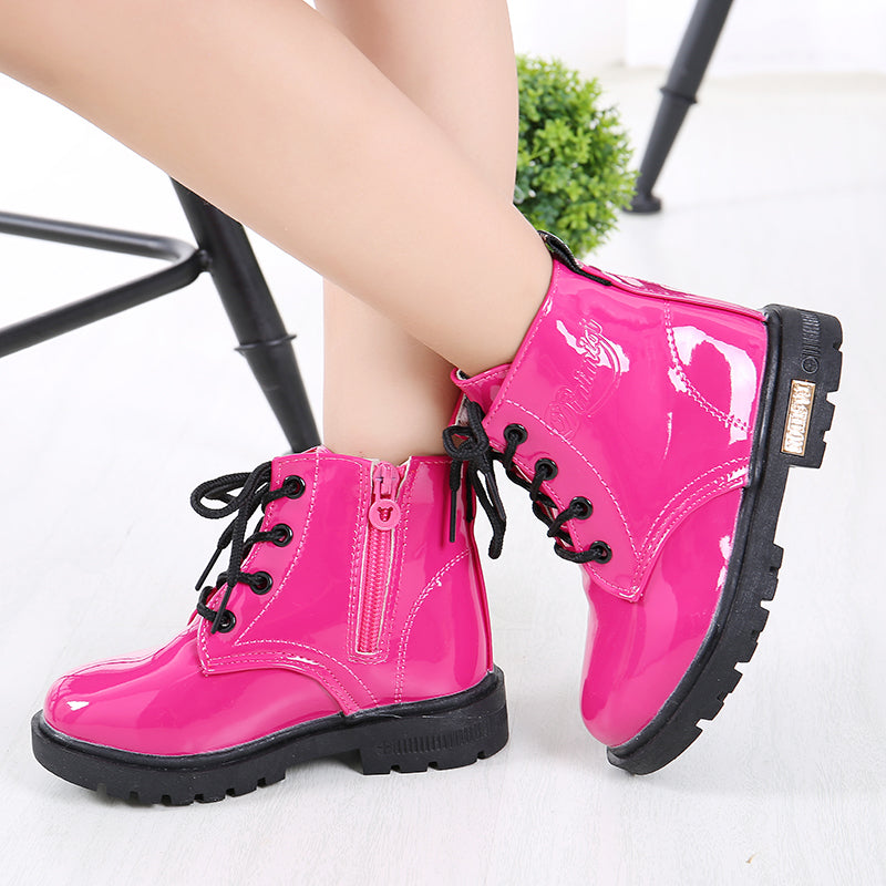 Children Shoes Snow Boots for Kids Boys Girls PU Leather Winter Shoes The Clothing Company Sydney