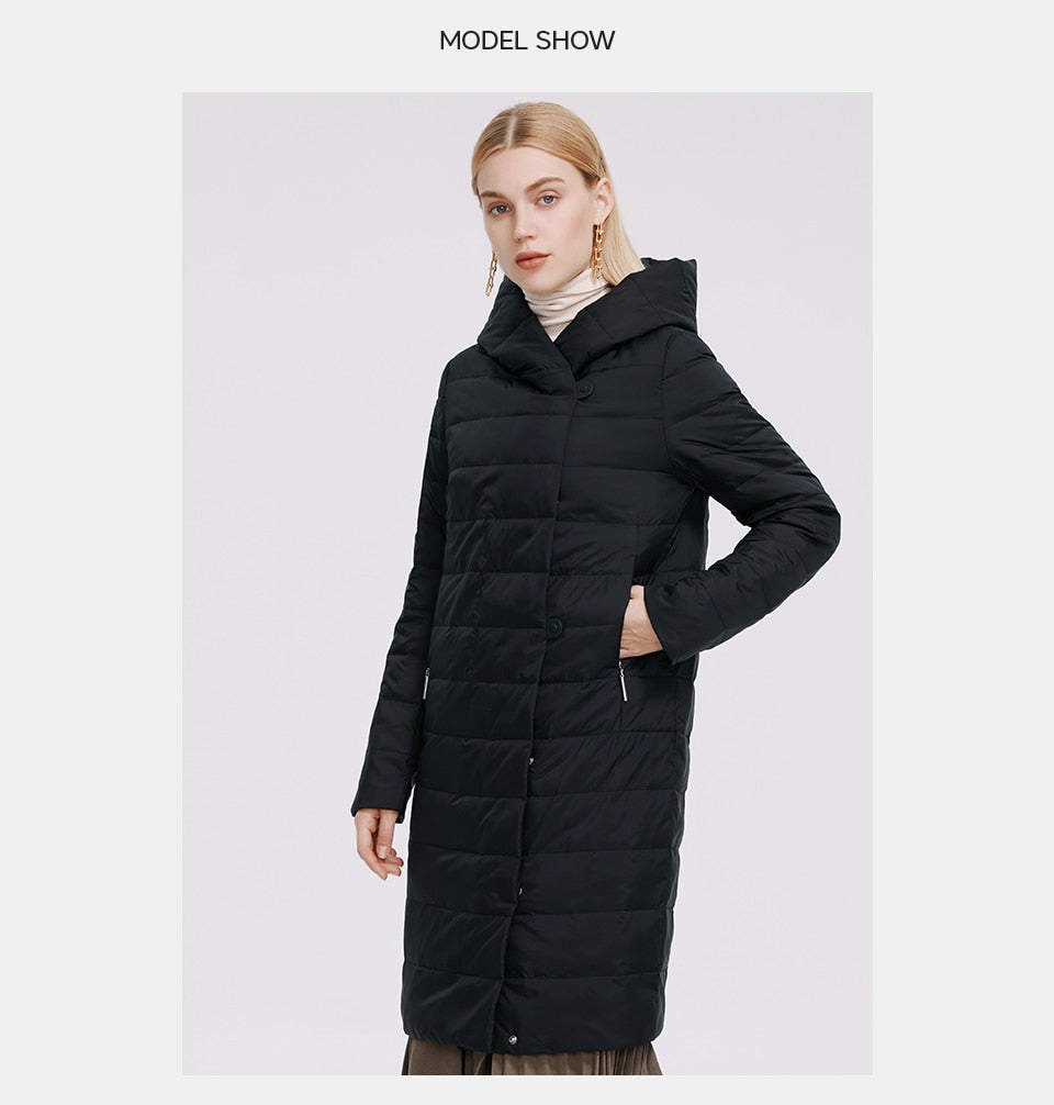 Women's Jacket Windproof Coat Mid Length Reversible Slider Quality Filling Parka The Clothing Company Sydney