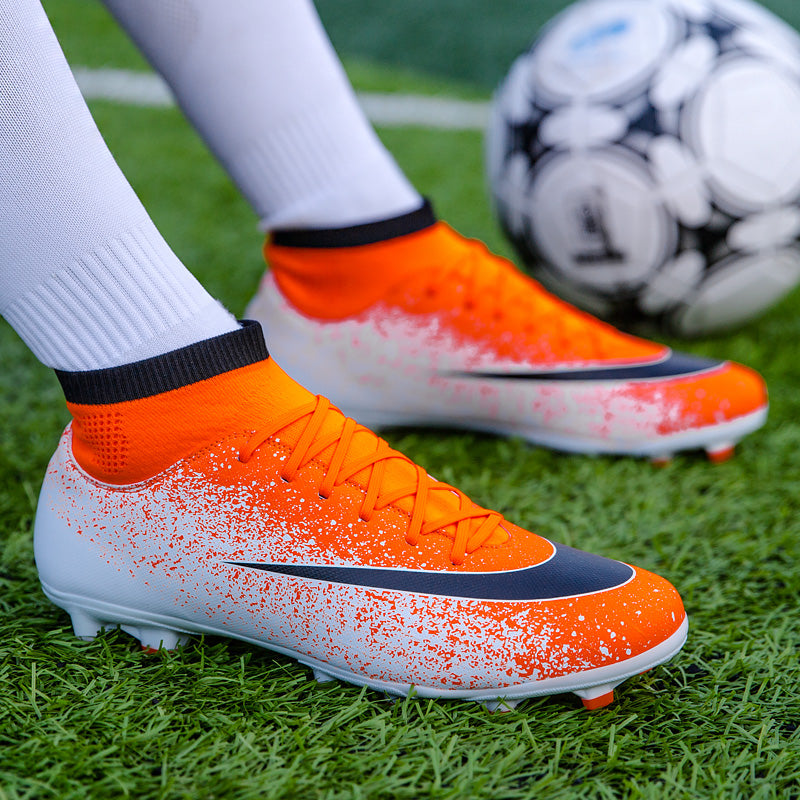 Outdoor Men Women Girls Boys Soccer Shoes Football Boots High Ankle Kids Cleats Training Sport Sneakers The Clothing Company Sydney