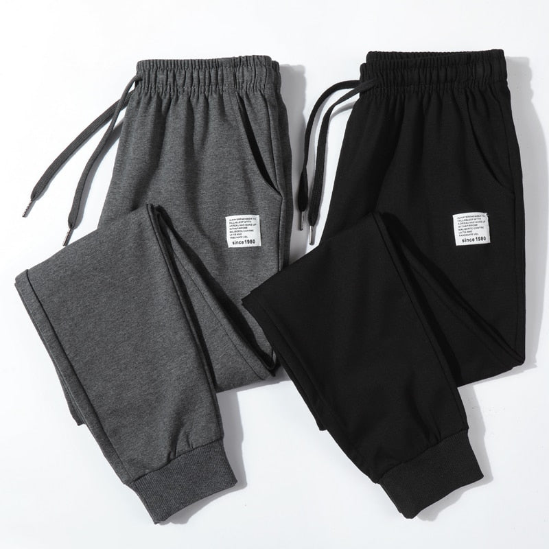 2 Piece Cotton New Sweatpants Men's streetwear Pants Fashion Pencil linen Pants Men Full Length Drawstring Trousers For Men Casual Pants The Clothing Company Sydney