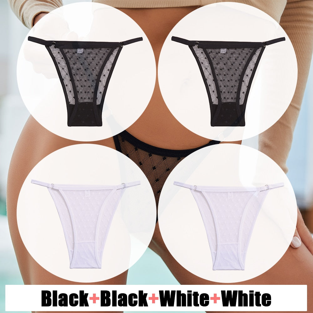 4 Pack Lace Panties Underwear Mesh Transparent Lingerie Soft Intimate Underpants Plus Size Underwear The Clothing Company Sydney