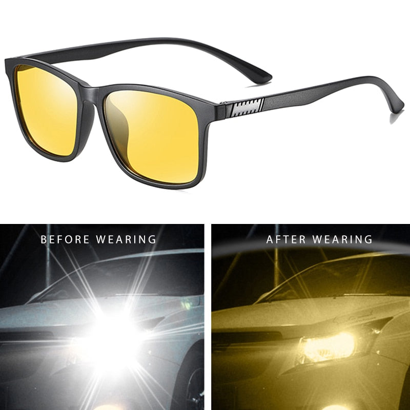 Light Weight TR90 Men Sun Glasses Classic Square Polarized Sunglasses For Male High Quality Driving Eyewear UV400 The Clothing Company Sydney