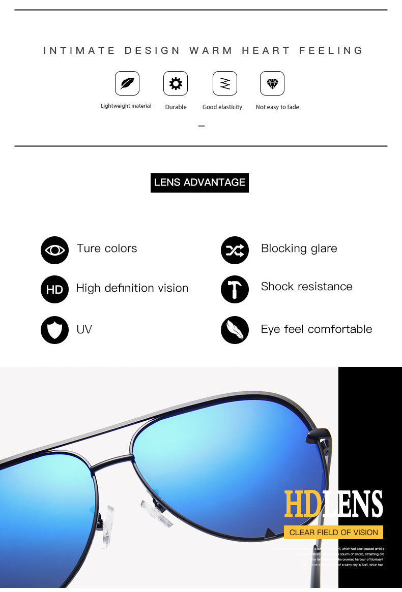Classic Metal Aviation Sunglasses Women Fashion Alloy Pilot Sun Glasses Men Gradient Lens Driving Shades Ladies UV400 The Clothing Company Sydney