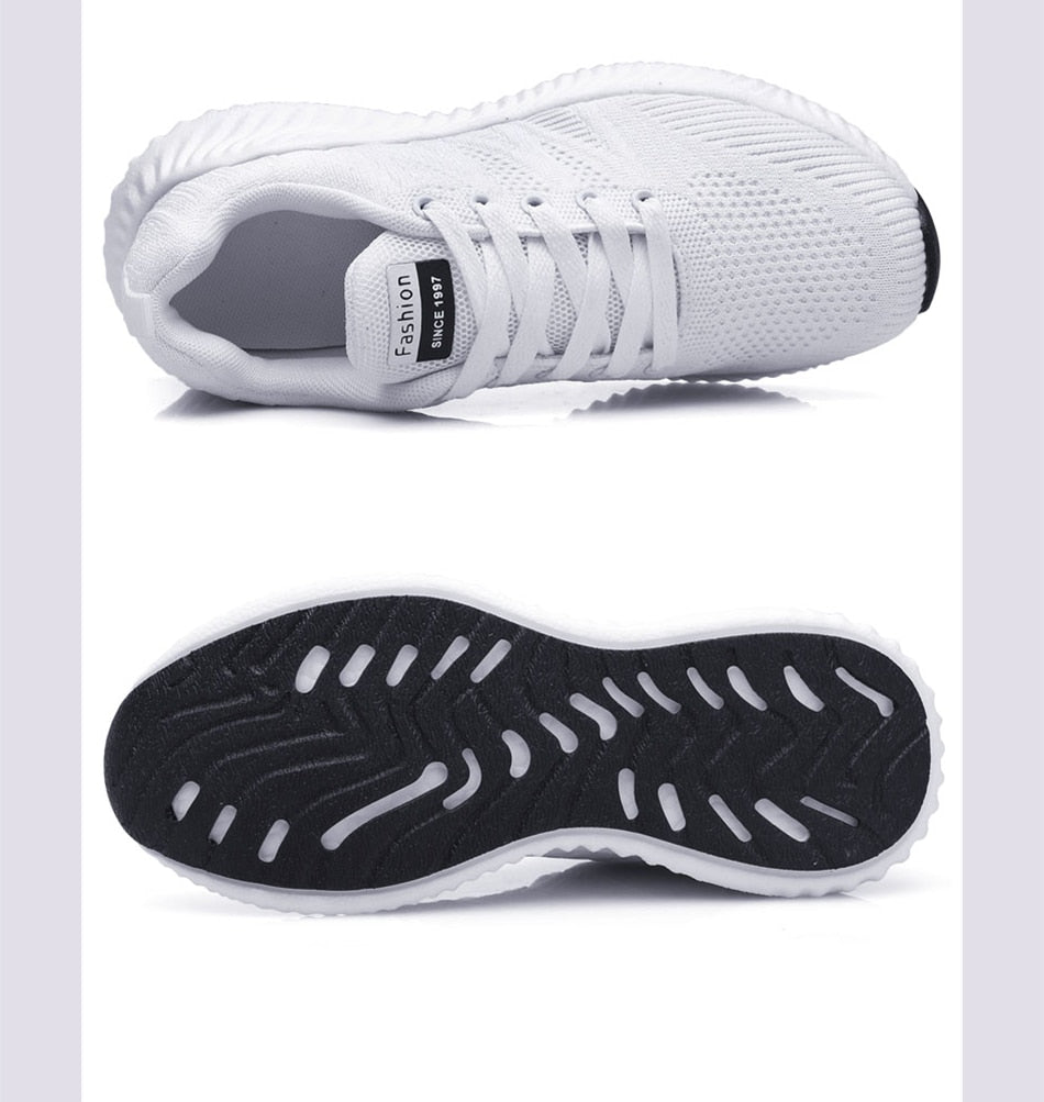 Brand Lace-up Shoes Non-Slip Wear-Resistant Soft Running Shoes Tennis Big Size Breathable Sports Sneakers For Women The Clothing Company Sydney