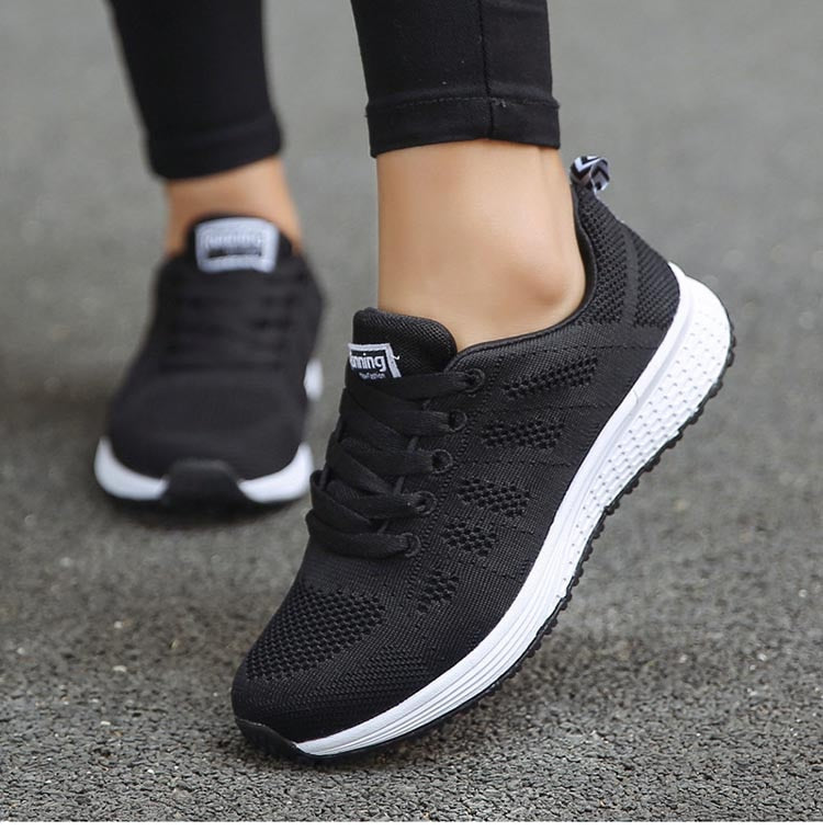 Lace up Women's Sneakers Fashion Shoes Platform Vulcanized Shoes Sneakers Shoes Breathable Shoe The Clothing Company Sydney