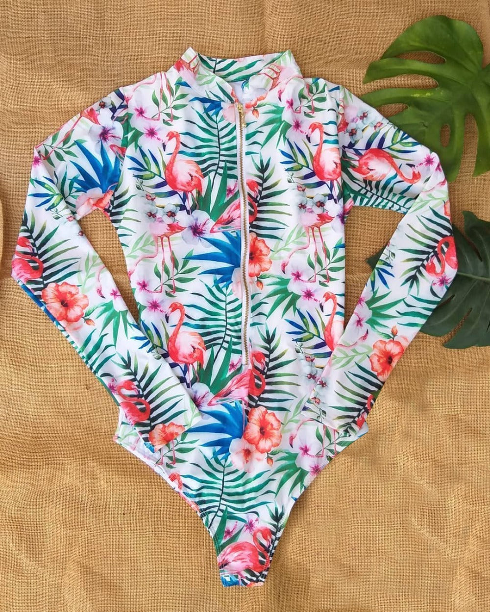 One Piece Swimsuit Rashguard Long Sleeve Surf Swimwear Print Bathing Beach Wear Swimming Suit Monokini Clothing Company Sydney