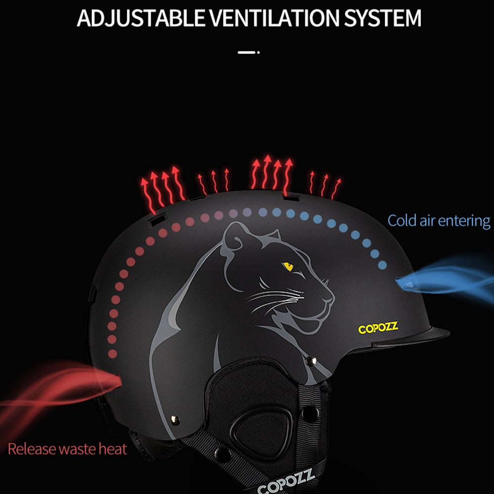 Ski helmet Cartoons Half-covered Anti-impact Safety Helmet Cycling Ski Snowboard Sports Helmet For Adult and Kids The Clothing Company Sydney