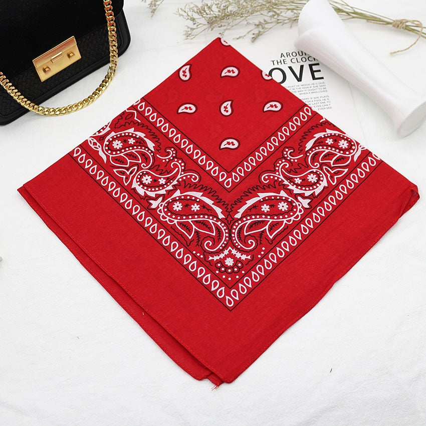 Bandana Head Scarf Unisex Hip Hop cotton Hair Band Neck Scarf Sports Headwear Wrist Wraps Square Scarves Print Handkerchief The Clothing Company Sydney