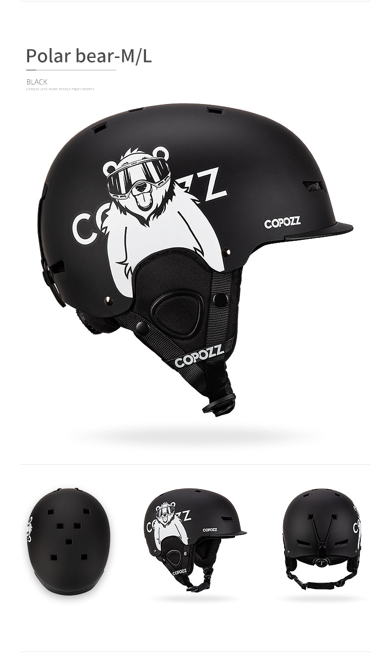 Ski helmet Cartoons Half-covered Anti-impact Safety Helmet Cycling Ski Snowboard Sports Helmet For Adult and Kids The Clothing Company Sydney