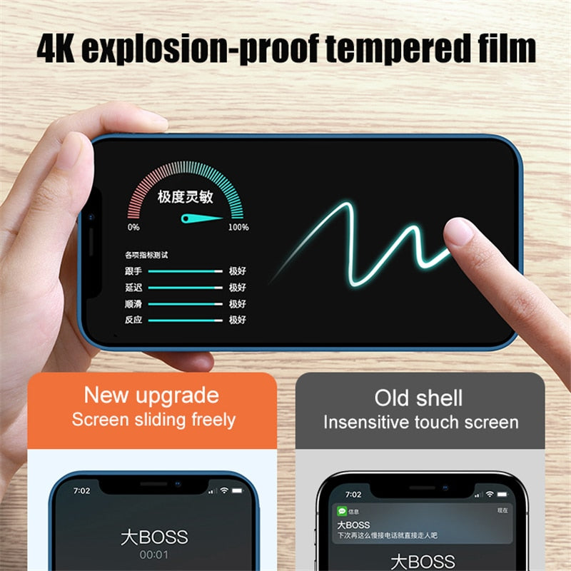 2 Piece Front Tempered Glass + Matte Back Cover For iPhone 12 13 Mini 11 Pro XS Max X XR 360 Full Protection Ultra Thin Shockproof Case The Clothing Company Sydney