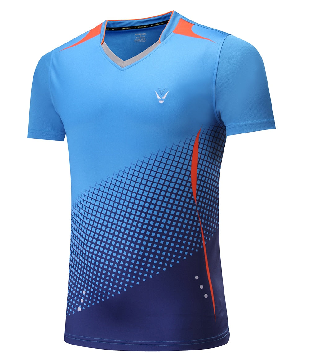 Badminton Volleyball Sportswear Golf Tennis shirt Men sports Table Tennis Shirts tennis clothes Quick dry Running Exercise training shirt The Clothing Company Sydney