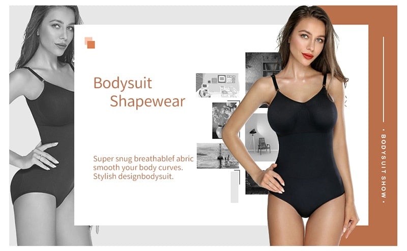 Bodysuit Shapewear Seamless Body Shaper Tummy Control Corset Top Women's Sheath Waist Trainer Abdomen Shaper The Clothing Company Sydney