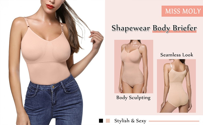 Bodysuit Shapewear Seamless Body Shaper Tummy Control Corset Top Women's Sheath Waist Trainer Abdomen Shaper The Clothing Company Sydney