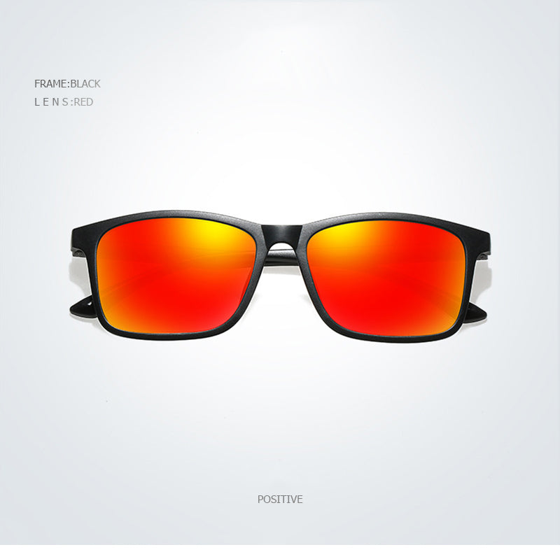 Light Weight TR90 Men Sun Glasses Classic Square Polarized Sunglasses For Male High Quality Driving Eyewear UV400 The Clothing Company Sydney