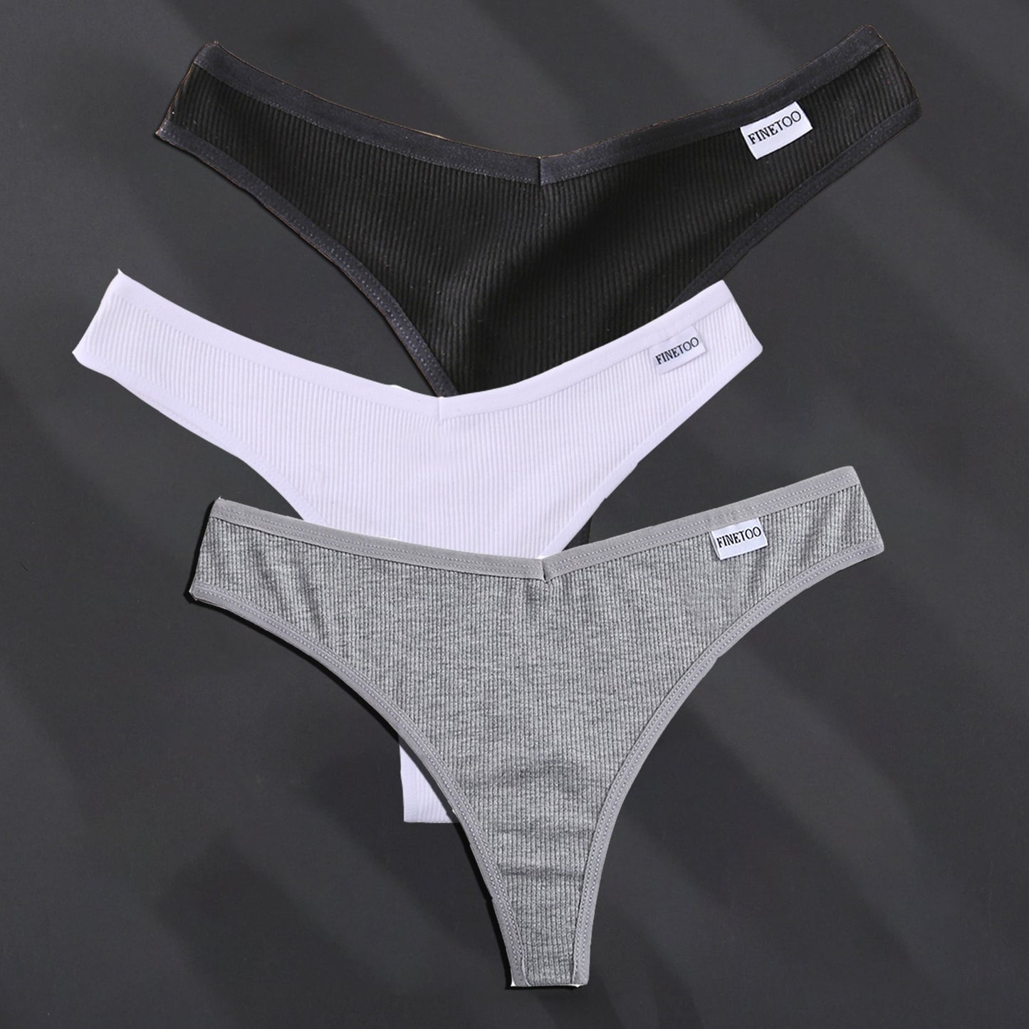 3 Pack G-string Panties Cotton Underwear Underpants Thong Solid Color Pantys Lingerie Briefs The Clothing Company Sydney