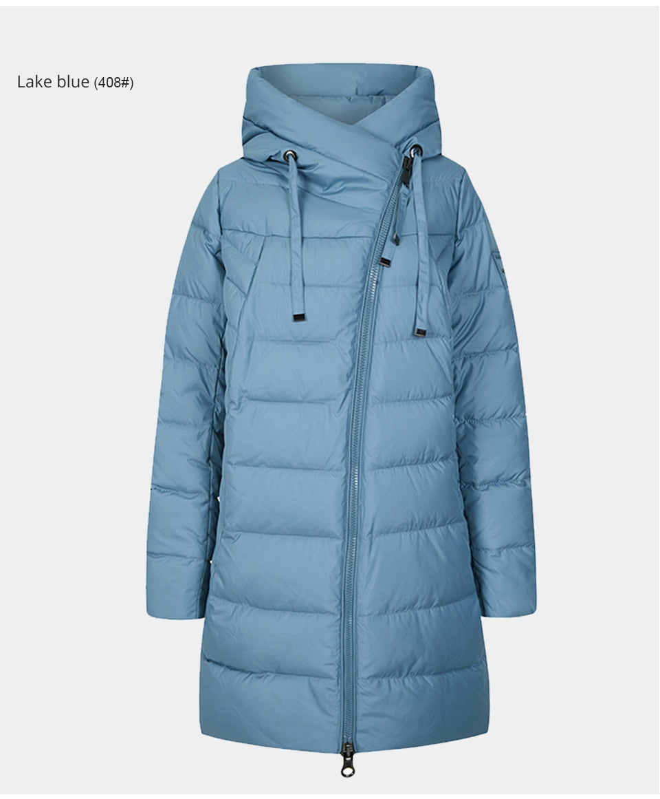 Long Puffer Winter Down Jacket Women's Thick Coat Women Hooded Parka Warm Brand Cotton Blend Jackets The Clothing Company Sydney