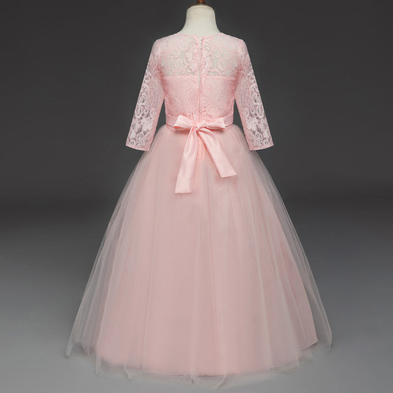 Kid Wedding Dresses for Girls Elegant Flower Princess Long Gown Baby Girl Christmas Dress Size 6 12 14 Years The Clothing Company Sydney