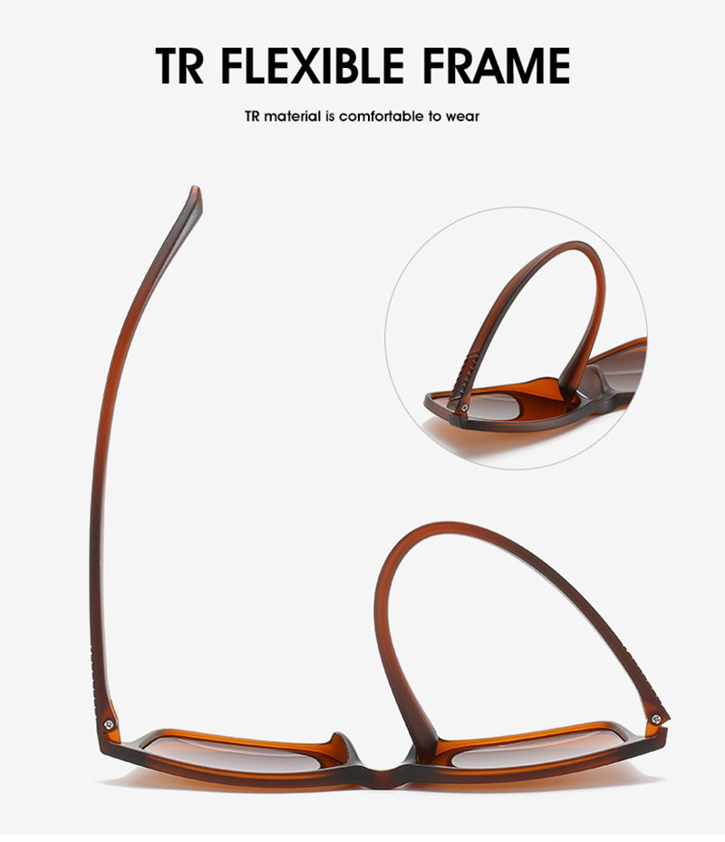 Light Weight TR90 Men Sun Glasses Classic Square Polarized Sunglasses For Male High Quality Driving Eyewear UV400 The Clothing Company Sydney