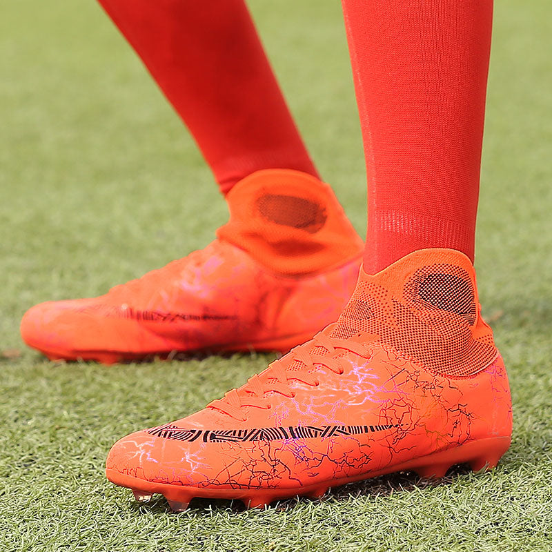 Outdoor Men Women Girls Boys Soccer Shoes Football Boots High Ankle Kids Cleats Training Sport Sneakers The Clothing Company Sydney