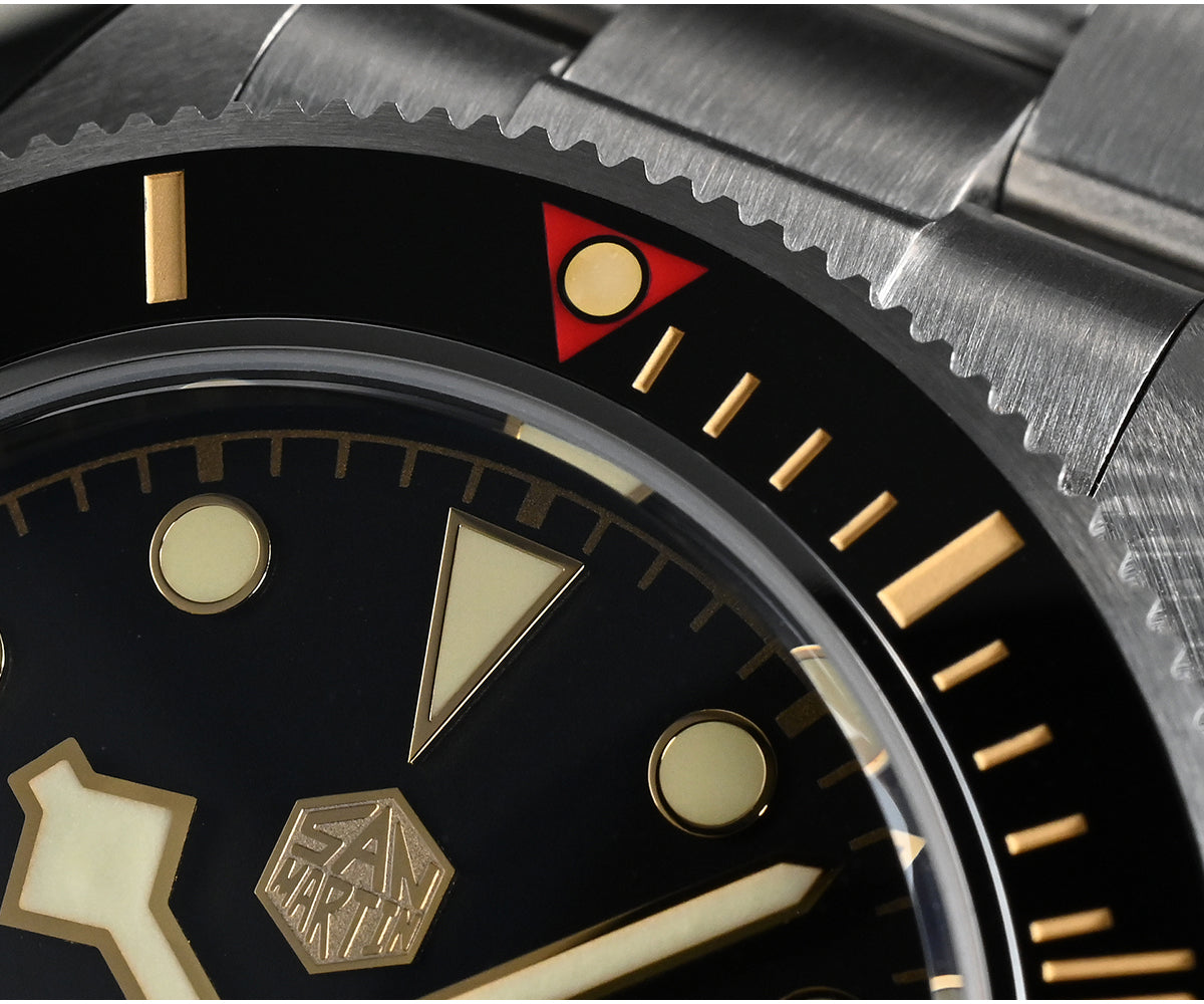 San Martin Luxury Men's Ladies Unisex 40mm Diver BB58 Vintage Automatic Business Wristwatche End Links Sapphire 20 Bar Watch The Clothing Company Sydney