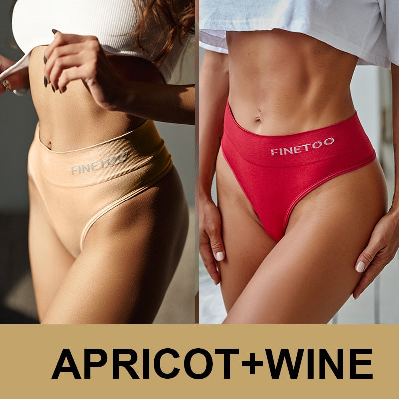 2 Pack Bodyshaper Panties Underwear High Waist Panties Lingerie G-String Underpants Solid Color Pantys Sports Briefs The Clothing Company Sydney