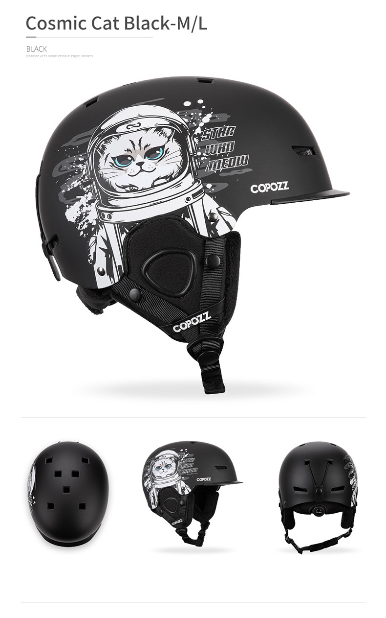 Ski helmet Cartoons Half-covered Anti-impact Safety Helmet Cycling Ski Snowboard Sports Helmet For Adult and Kids The Clothing Company Sydney