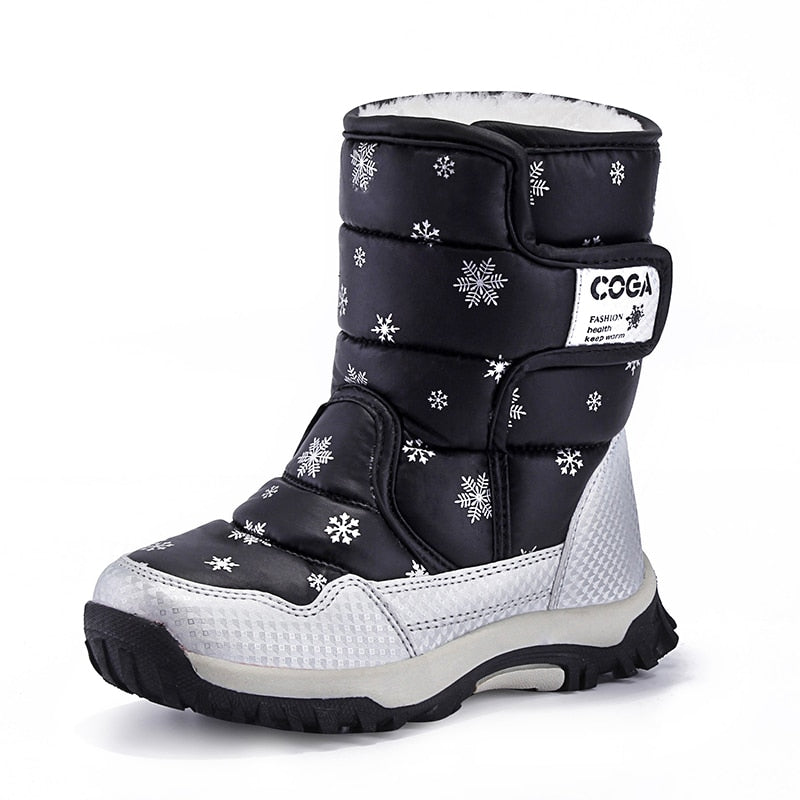 Girls shoes Pink style Kids snow winter warm fur antiskid outsole size 27 to 38 children Boots For Girls The Clothing Company Sydney