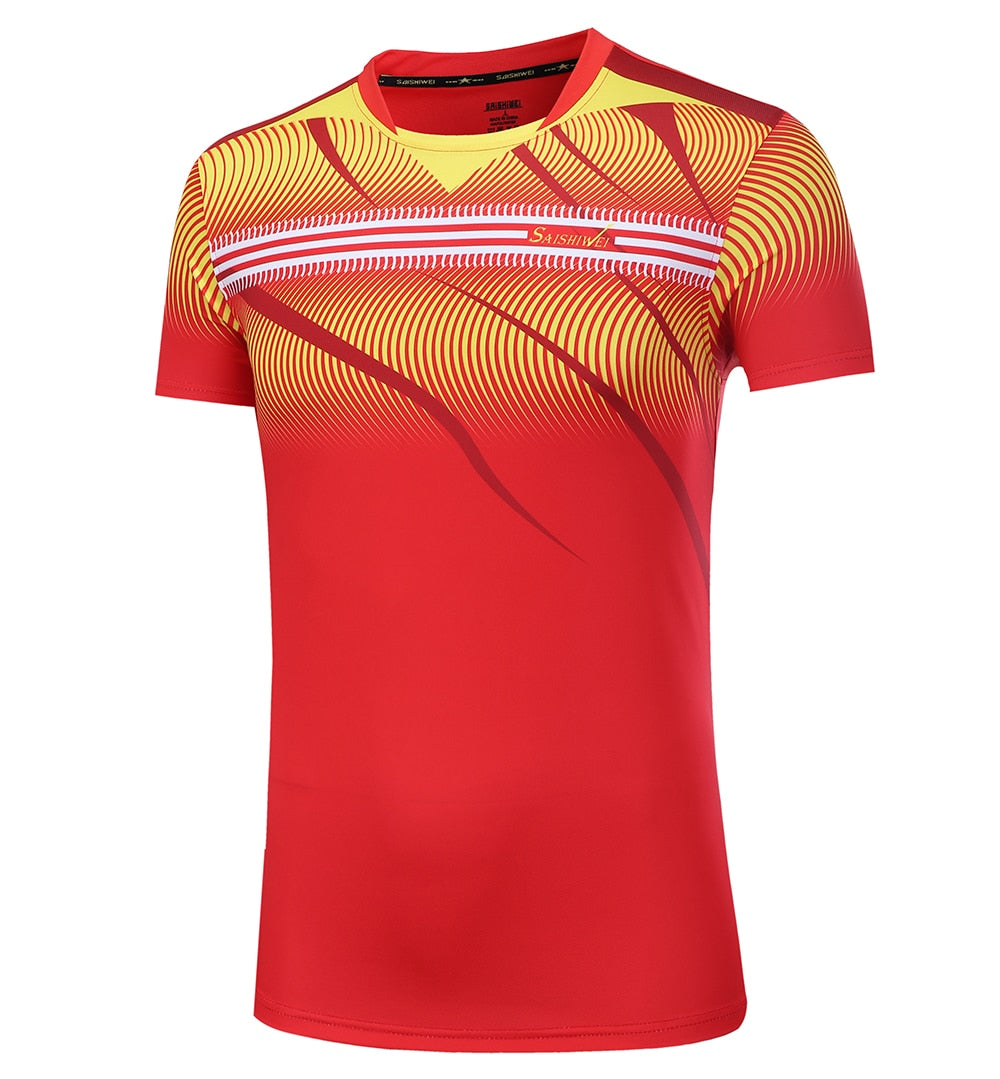 Badminton Volleyball Sportswear Golf Tennis shirt Men sports Table Tennis Shirts tennis clothes Quick dry Running Exercise training shirt The Clothing Company Sydney