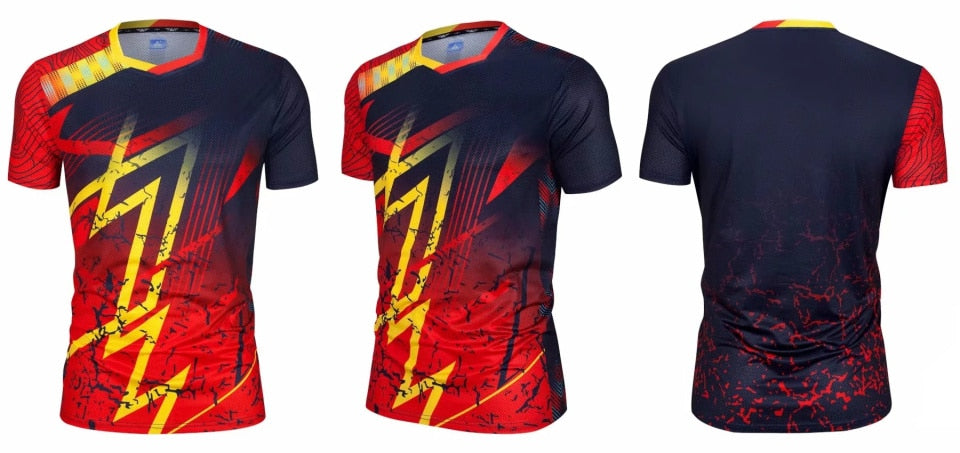 Short sleeve Men Women Badminton Shirts Quick Dry Breathable golf Table Tennis t shirts running t-shirt Fitness clothing The Clothing Company Sydney